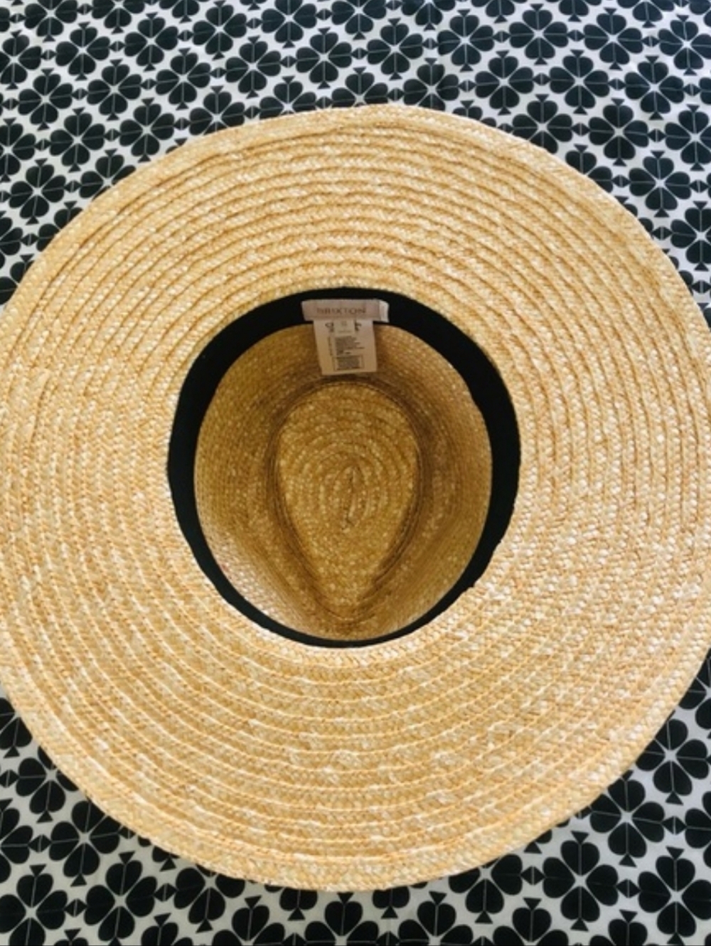 New!!! Brixton ✨️ Joanna Straw Fedora Women's Hat Size S - Picture 8 of 11